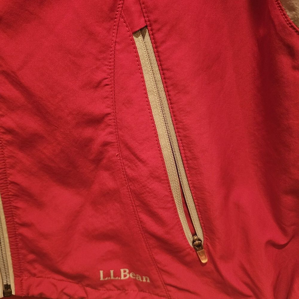 L.L.Bean Jacket Womens Medium Pink‎ Windbreaker 100% Nylon - Picture 2 of 16